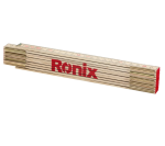 خط کش چوبی تاشو 2 متری رونیکس مدل RH-9715
